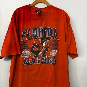 Jansport Orange Short Sleeve Tee with Florida Gators 2006 Graphics